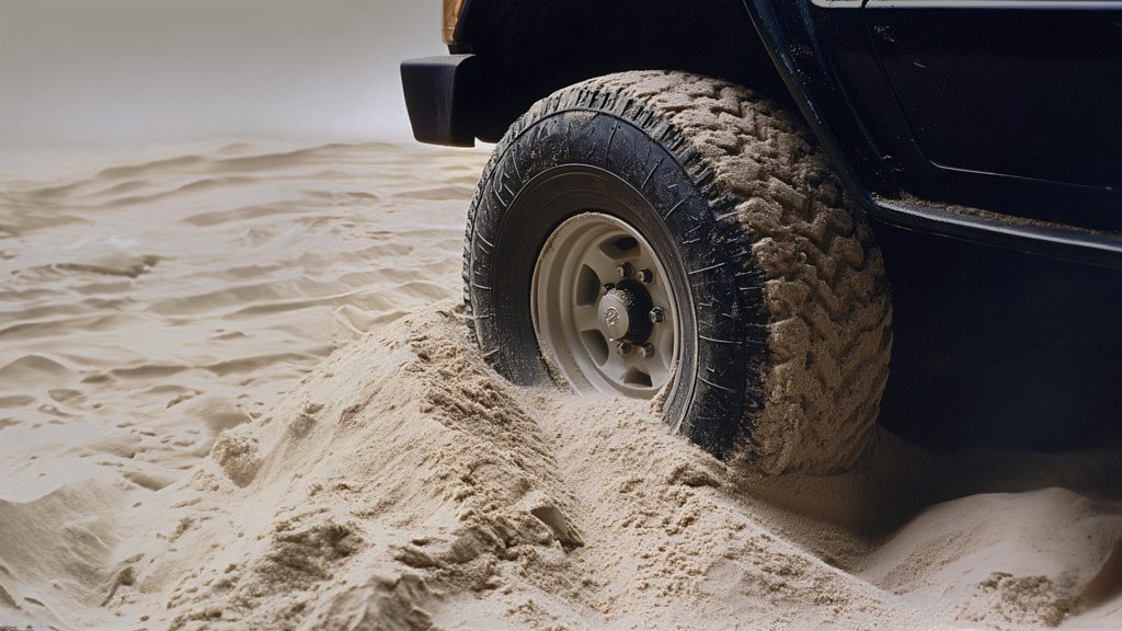 4x4 tyre for beach driving